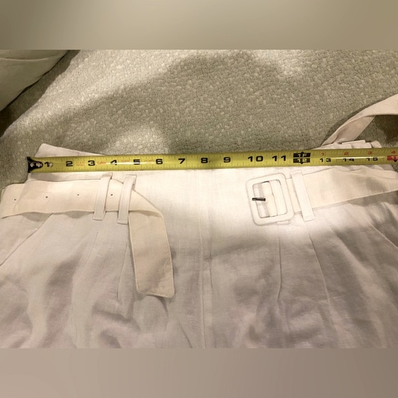 New Abercrombie White Linen Shorts Size L - Picture 4 of 6